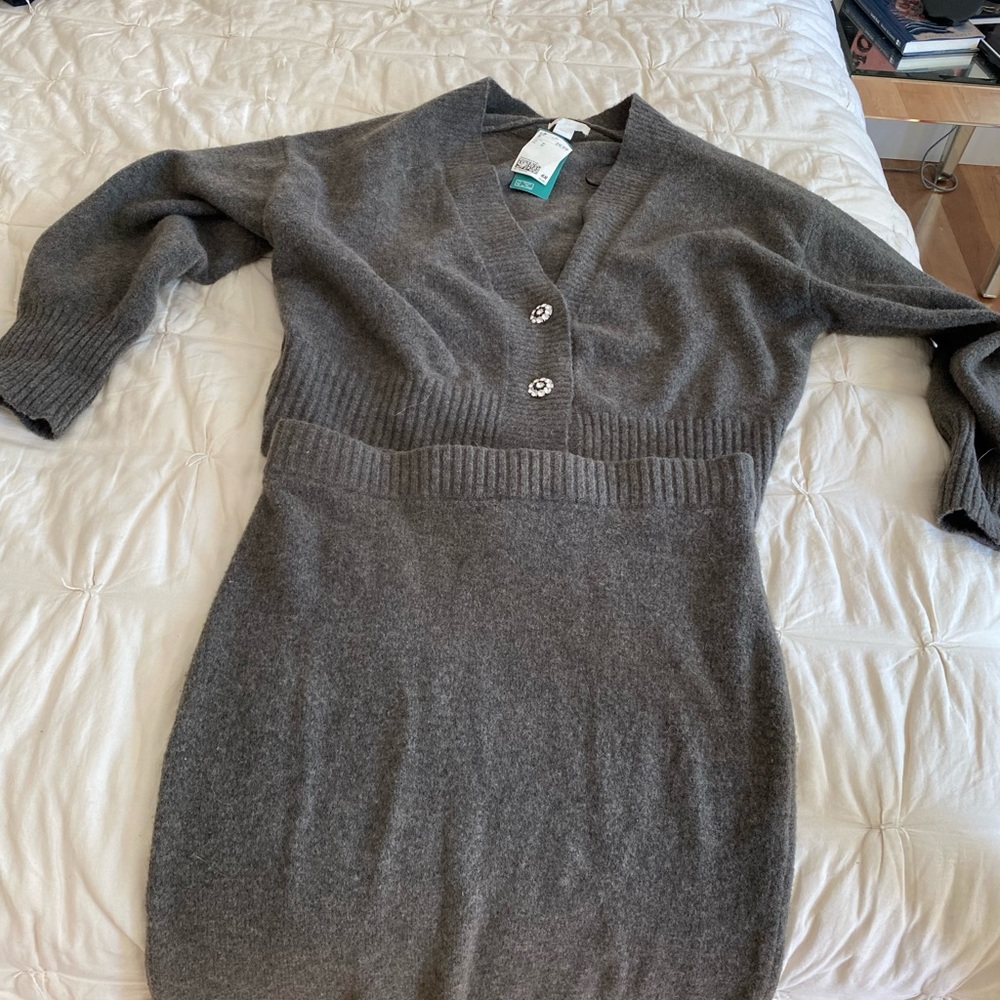 Brand new w/tags sweater/skirt set. H&M conscious size M.